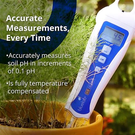 Bluelab PENSOILPH Soil PH Pen Digital Meter And Water Test Kit