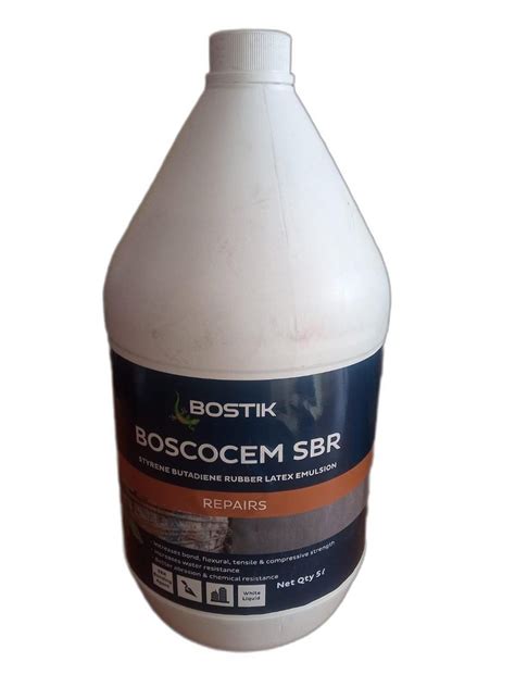 Bostik Sbr Latex Emulsion For Used To Repair Of Large Cracks L At