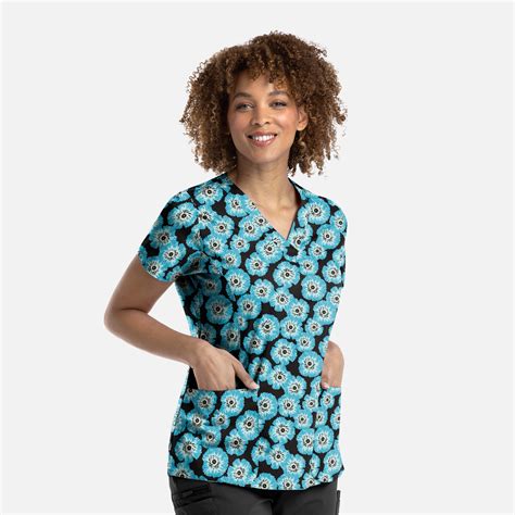 Buy Maevn Prints Printed Curved V Neck Top Maevn Online At Best Price