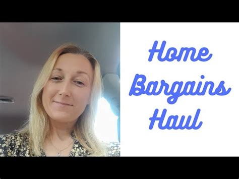 Home Bargains Haul August 2023 YouTube