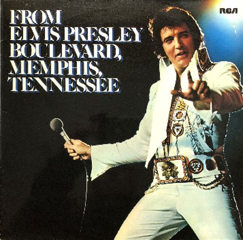 From Elvis Presley Boulevard Memphis Tennessee Lp Von Elvis