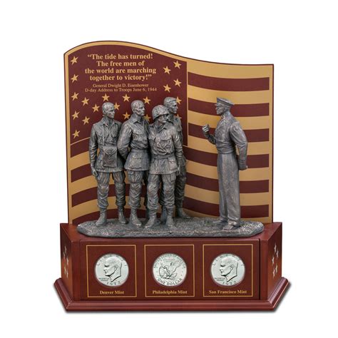 The Eisenhower Memorial One Dollar Mint Mark Set