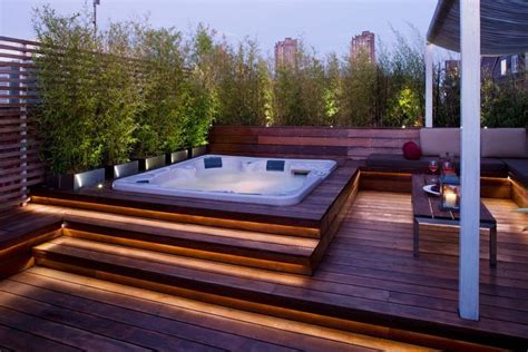 Deck Lighting Ideas To Brighten Your Outdoor Space Hot Tub