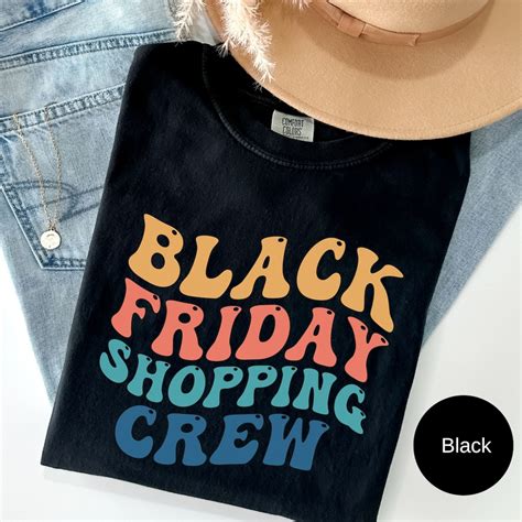 Black Friday Group Shirt Funny Black Friday Shirt Black - Etsy