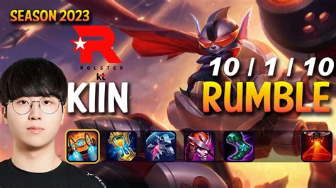 KT Kiin RUMBLE Vs GNAR Top Patch 13 18 KR Ranked YouTube