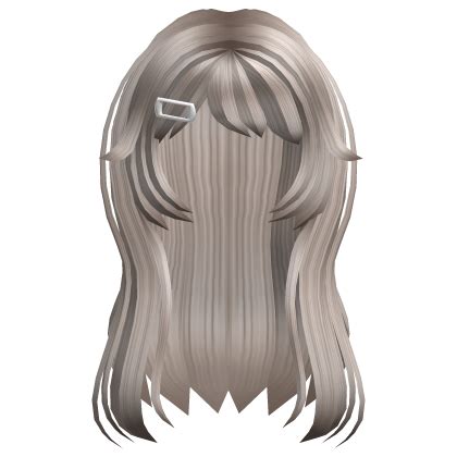 Anime Messy Layered Clipped Hair Ash Blonde Roblox