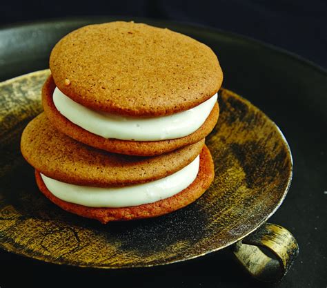 Gingerbread Sandwich Cookies With Ginger Cream Jamie Geller