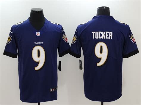 Nike Ravens 9 Justin Tucker Purple Vapor Untouchable Player Limited Jersey