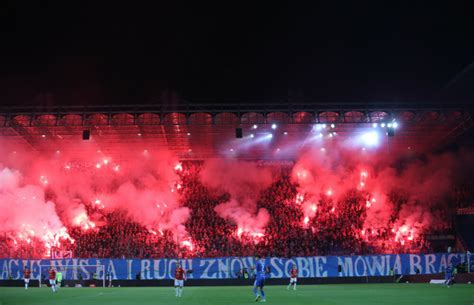 Ruch Zagra Z Wis Na Stadionie L Skim Kibice Net