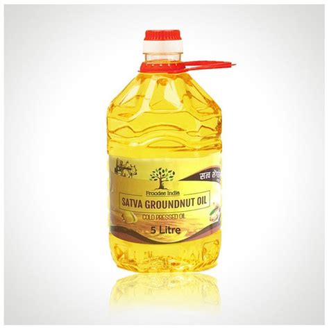 Froodee India Lowers Cholesterol 5 Liter Cold Pressed Groundnut Oil