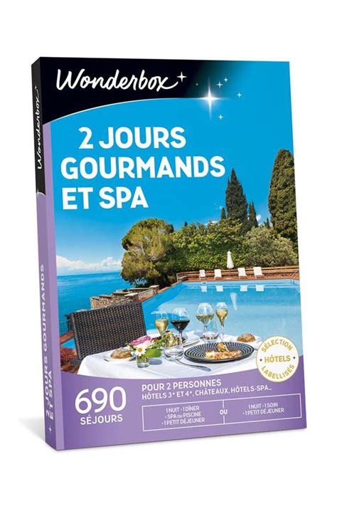 Coffret Cadeau Wonderbox Escapade Gourmande Et Spa Coffret Cadeau Achat And Prix Fnac