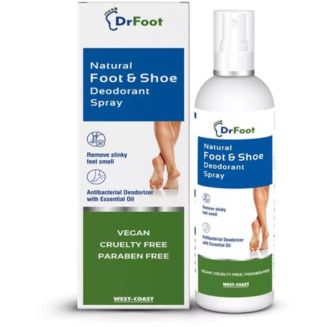 Buy Dr Foot Natural Foot & Shoe Deodorant Spray Online - 10% Off ...