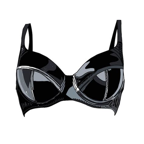 Soutien Gorge En Cuir Sous V Tements Sexy En Latex Lingerie Noire Latex