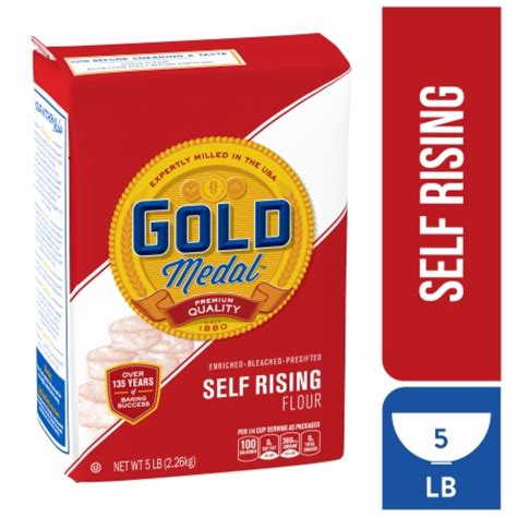 Gold Medal Premium Quality Self Rising Flour For Baking 5 Lbs King