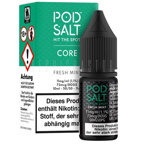 Pod Salt Fresh Mint Nikotinsalz Liquid Ml Mg