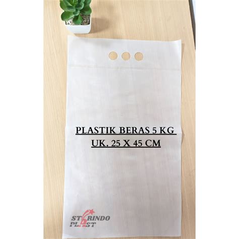 Jual Pcs Plastik Beras Polos Kg Bahan Hd Premium Tebal Dengan