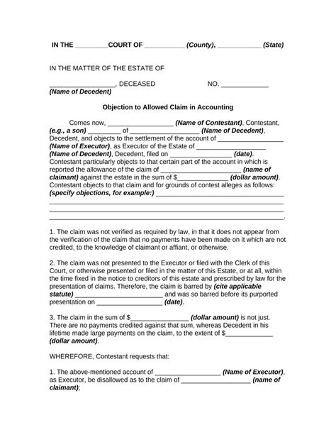 Objection Accounting Complete With Ease AirSlate SignNow