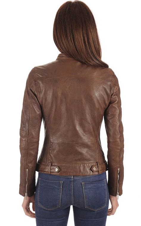 Women Genuine Leather Jacket Wj 63 Skinoutfit