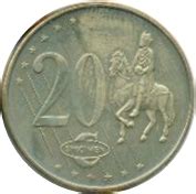 20 Euro Cents Specimen Czech Republic Numista