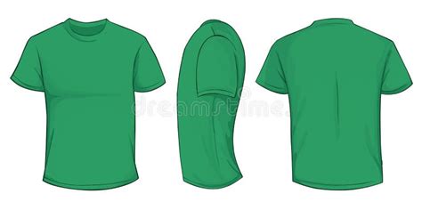 Green Shirt Design Template Stock Image - Image of blank, shirt: 145459651