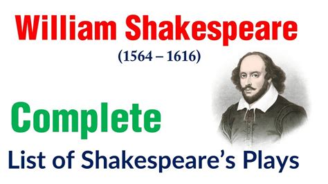 William Shakespeare Plays