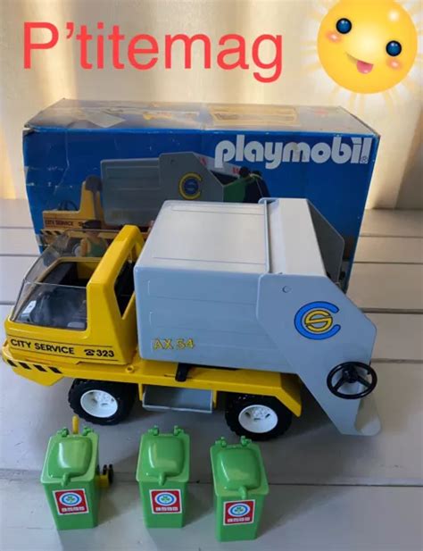 Playmobil System Benne Camion Poubelles Eur Picclick Fr