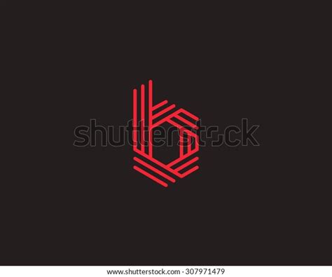 Abstract Letter B Logo Design Template Stock Vector (Royalty Free ...