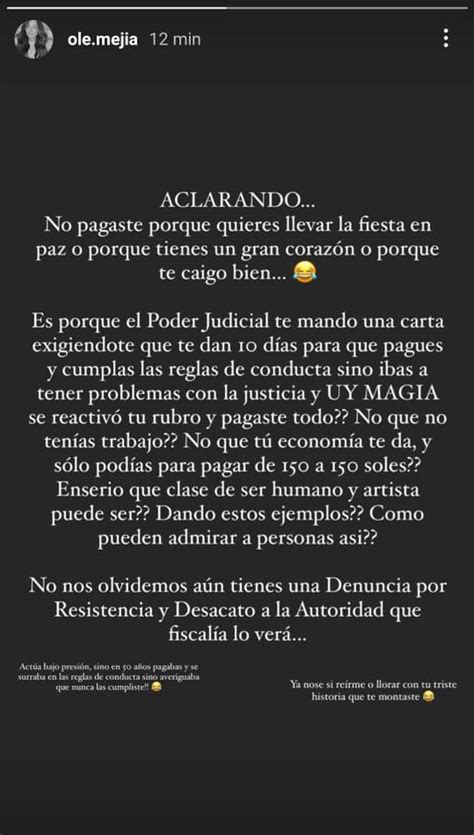 Yahaira Plasencia Su Excuñada Olenka Mejía Ha Sido Vinculada Sentimentalmente Con Jefferson