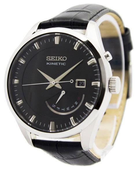 Seiko Kinetic Leather Strap SRN045P2 Men's Watch | Lahdee