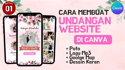 Cara Membuat Undangan Pernikahan Digital Website Di Canva Desain 1