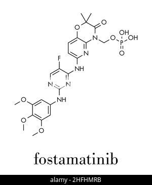 Fostamatinib Rheumatoid Arthritis Drug Molecule Syk Inhibitor