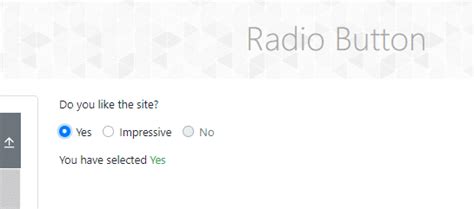 Selenium Radio Button How To Select A Radio Button In Selenium