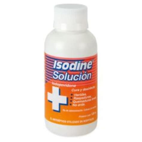 Compra Isodine iodopovidona solución antiséptica para heridas 120 ml en