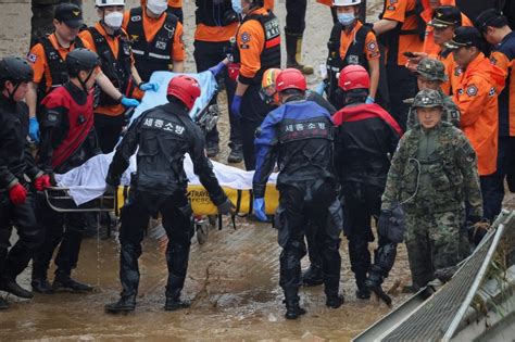 Siete Muertos En Corea Del Sur Cuando Las Inundaciones Repentinas