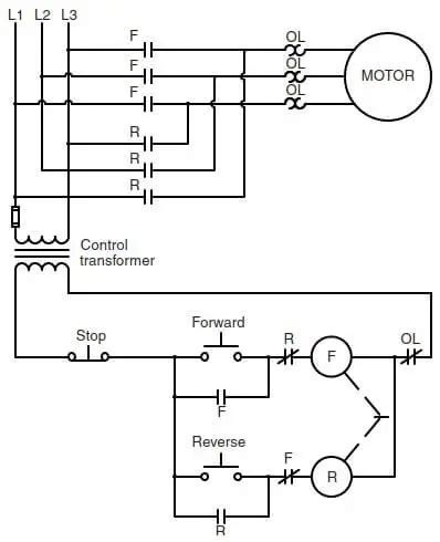 Forward And Reverse Motor Control Circuit Diagram - Circuit Diagram