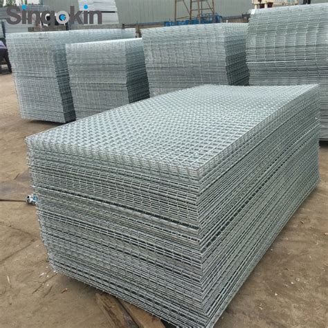 6 8 10 Gauge Welded Galvanized Wire Grid Mesh Mat Welded Mesh And