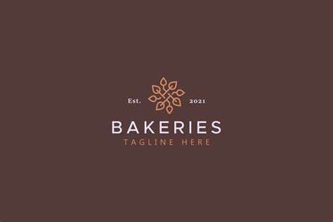 Minimalist Natural Farm Bakeries And Organic Product Logo Modern Creative Design Template