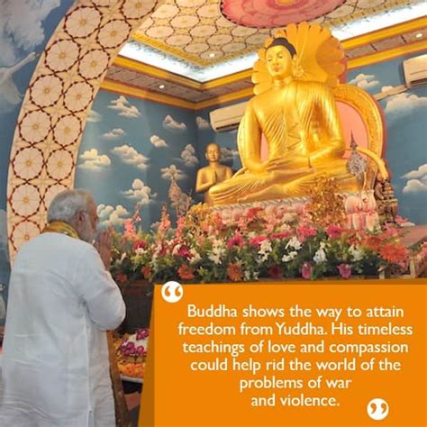 Top Quotes Of Pm Modi On Lord Buddha