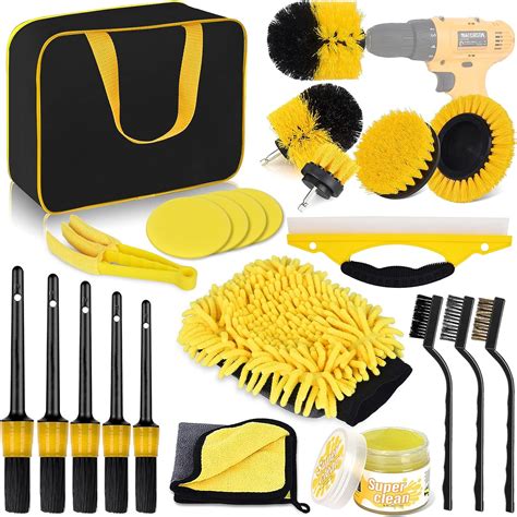 Thousy 22 Pcs Car Cleaning Tools Kit Car Detailing Kit