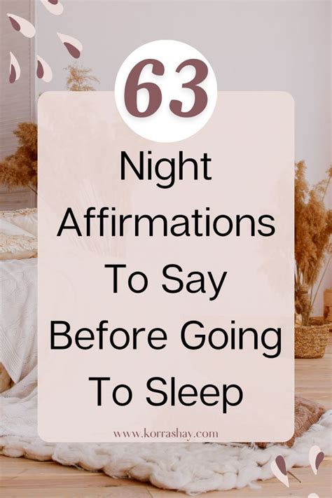 Nighttime Affirmations For A Peaceful Sleep