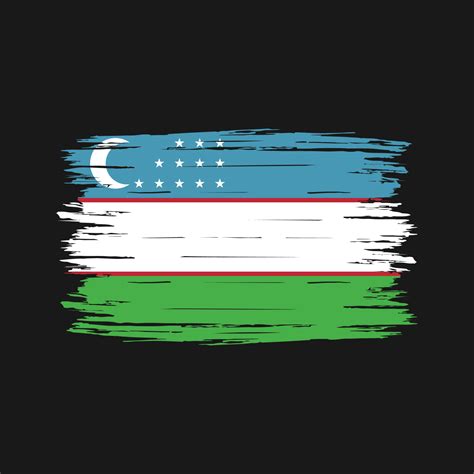 Uzbekistan Flag Brush 14854007 Vector Art at Vecteezy