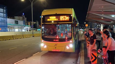 1 2 Tower Transit SG Volvo B5LH Hybrid SG3037M On Service 853M