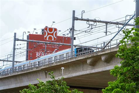 Ho Chi Minh City, Vietnam - 29 August, 2023 Test running metro trains ...