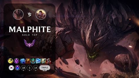 Malphite Top Vs Jayce KR Master Patch 13 20 YouTube