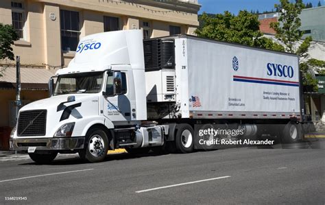 A Sysco Truck Makes A Delivery To A Restaurant In Ashland Oregon