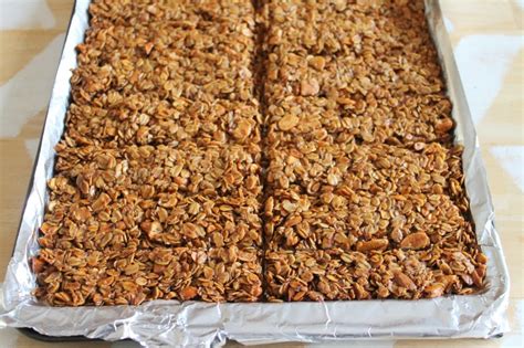 Crunchy Granola Bar Recipe Homemade Heather