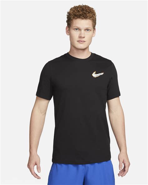 Nike Dri Fit Mens Fitness T Shirt Nike Fi