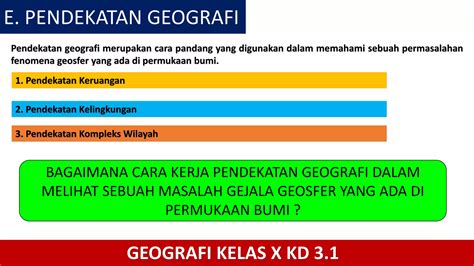 PPT Pengetahuan Dasar Geografi Kd 3 1 Kelas X Biru Damar Cahyanti S