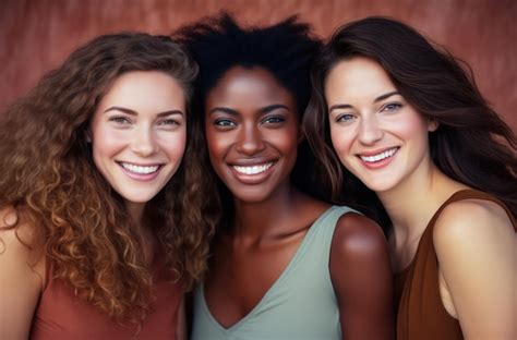 Premium AI Image Group Of Cheerful Middle Aged Women Together