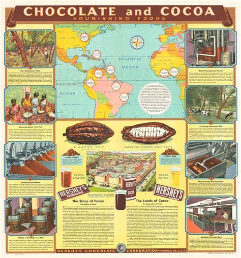 Hershey Chocolate World Map